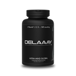 Alpha Delaaay - Stay confident, longer than ever | St'Johns's Wort, Cordyceps, Valerian Root, Asparagus , Rhodiola Rosea extract