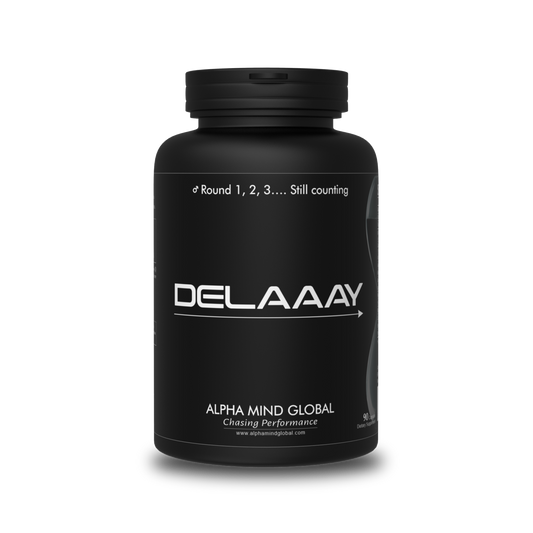 Alpha Delaaay - Stay confident, longer than ever | St'Johns's Wort, Cordyceps, Valerian Root, Asparagus , Rhodiola Rosea extract