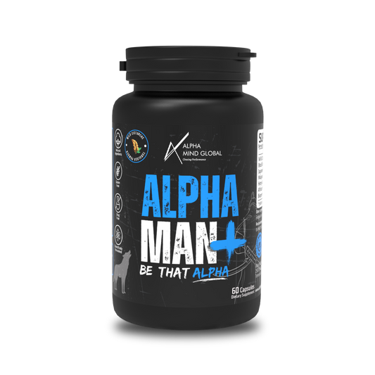 Alpha Man+ - Be the man you wanted to be | Cistanche, Japanese Ecklonia Cava, Brazilian Catuaba Bark Extract