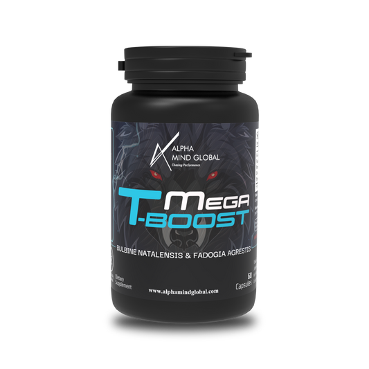 Alpha Mega T-Boost - Elevate your inner strength | South African Bulbine Natalensis & Fadogia Agrestis