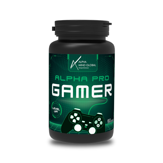 Alpha Pro Gamer - Gaming Supplement, Nootropic | Sharpen your gaming skills | Uridine Monophosphate, Cordyceps, Marigold | 60cap
