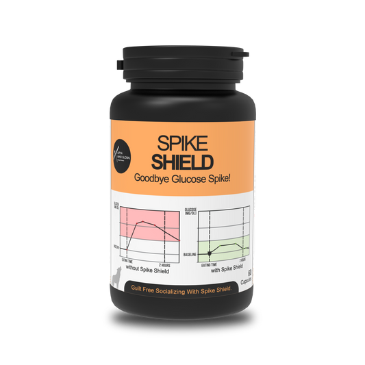 Spike Shield | Reduce glucose spikes  - Berberine , Ceylon Cinnamon and White Mulberry Leaf extract | 60 caps.