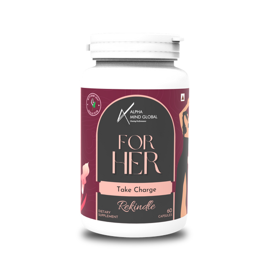 For Her | Take charge, Improves Energy, Stamina, Mood | Shatavari, Passion Flower, Muira Puama extract | 60 capsules