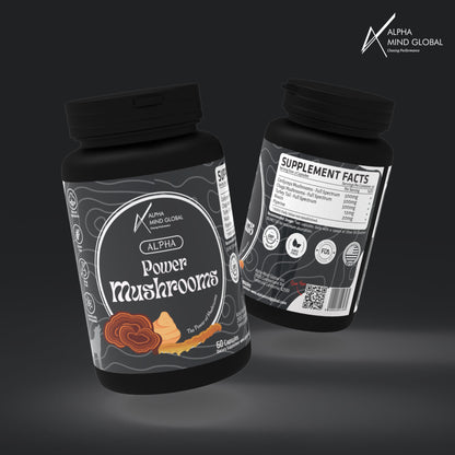 Peak Performance Pair (Alpha Mega T-Boost + Alpha Power Mushrooms) - Combo