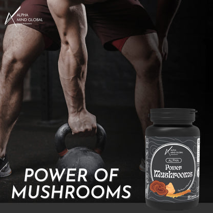 Peak Performance Pair (Alpha Mega T-Boost + Alpha Power Mushrooms) - Combo