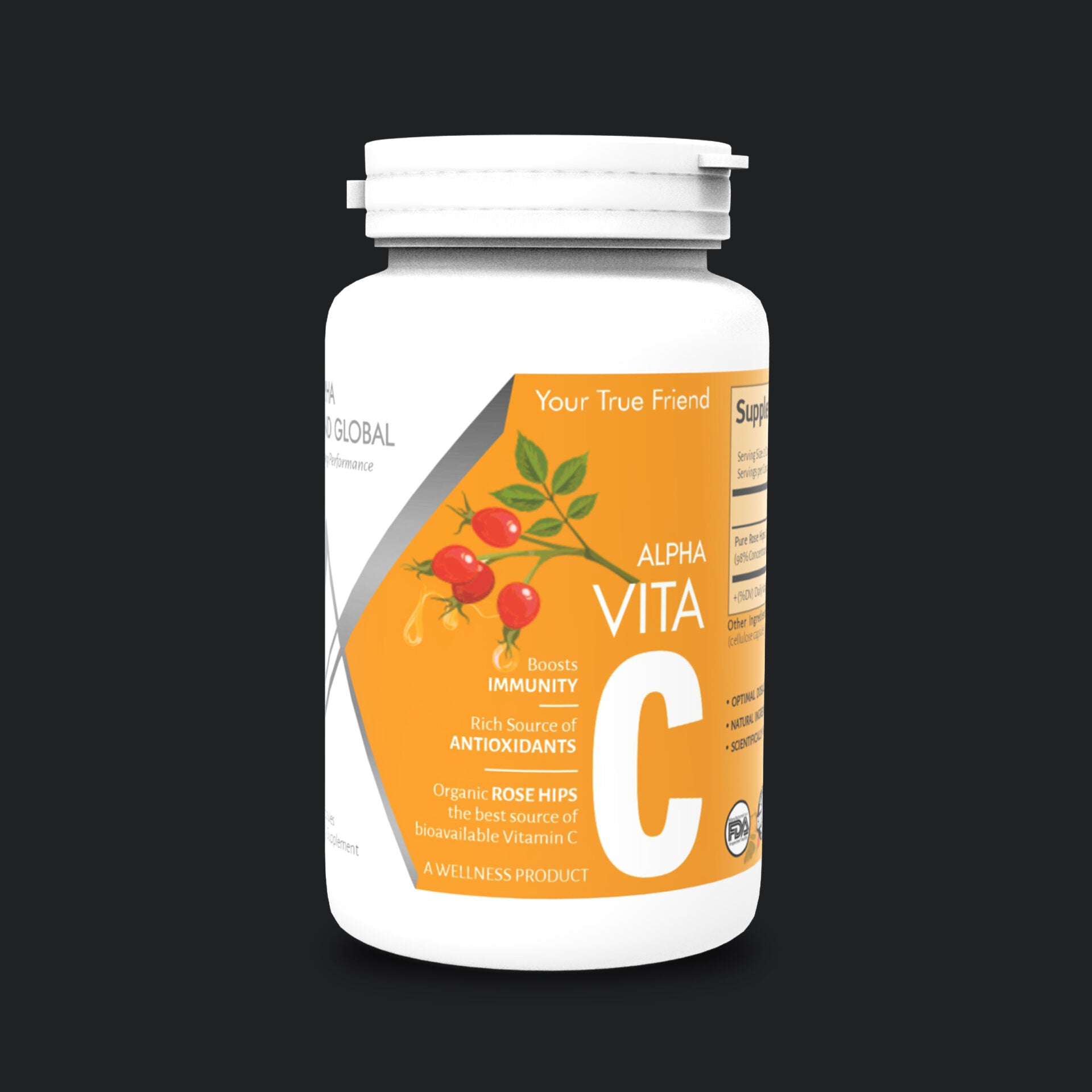 Buy Alpha Vita C Vitamin C Supplements with Rosehips Extract