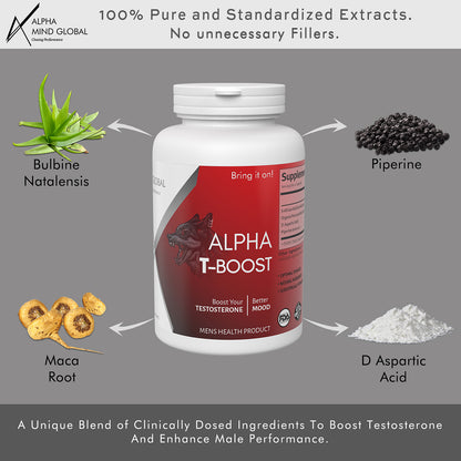Peak Performance Pair (Alpha Mega T-Boost + Alpha Power Mushrooms) - Combo