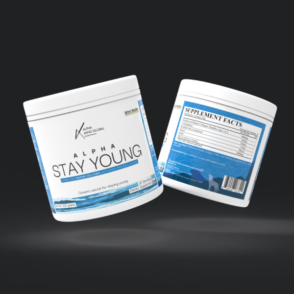 Alpha Stay Young - Hydrolyzed Marine Collagen, L-Glutathione, Rosehips, Niacin, Biotin - Image 2